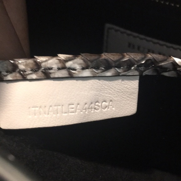 Sold NWT Burberry Python Buckle Handbag - Picture 5 of 8